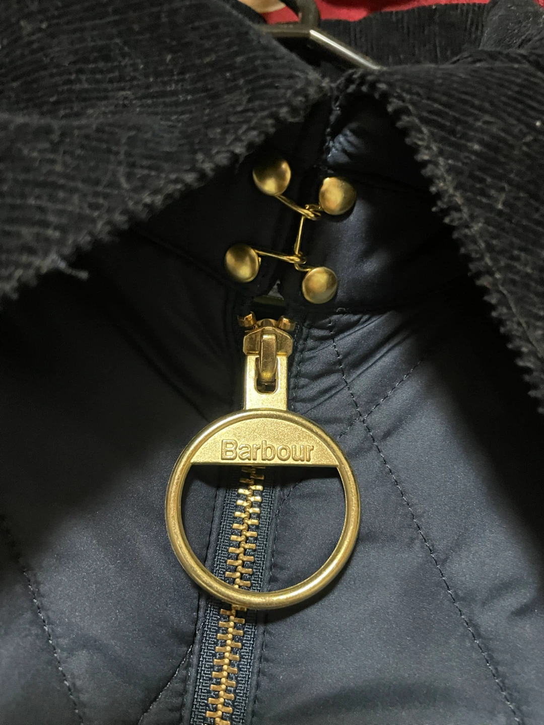 Barbour Quilted Jacket Navy Blue - photo 3