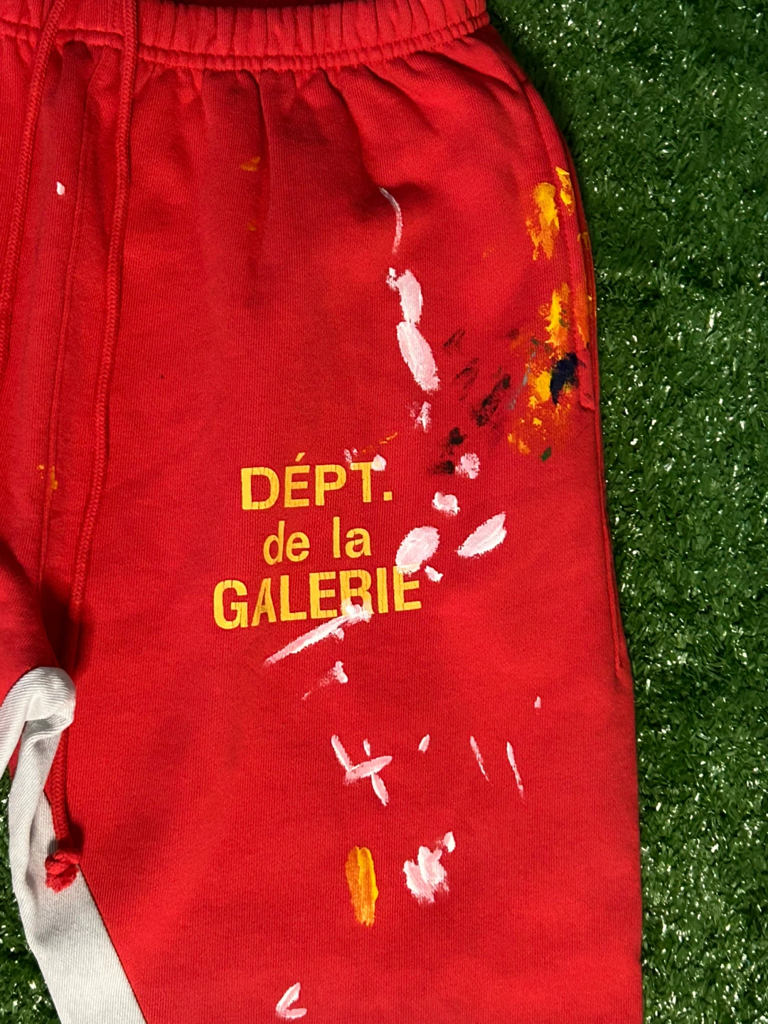 Gallery Dept. Painted Sweatpants Red - photo 2