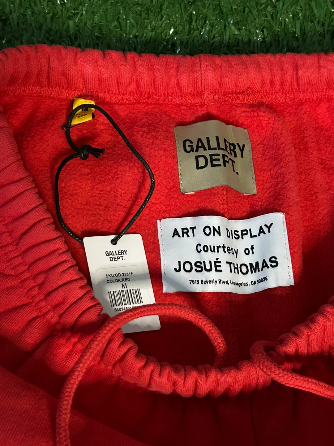 Gallery Dept. Painted Sweatpants Red - photo 3