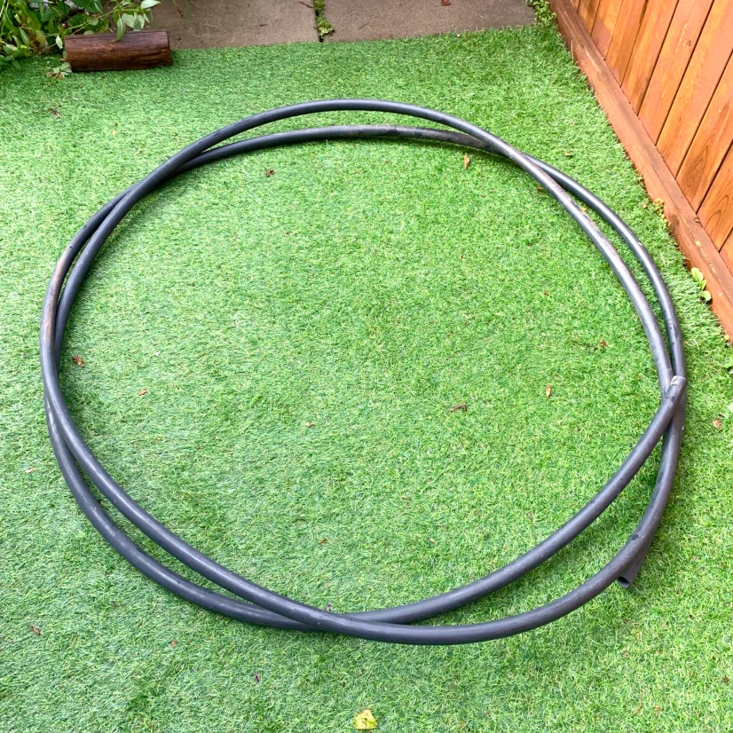 Flexible Poly Pipe Black Water Irrigation Tubing Plumbing Hose - photo 2