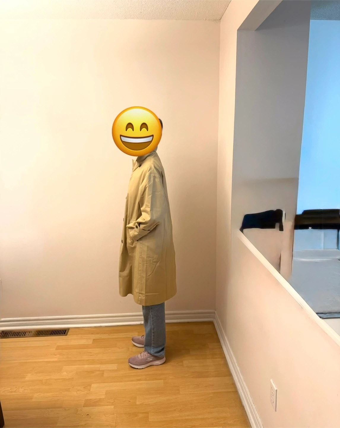 Muji Beige Trench Coat (oversized style) - photo 4