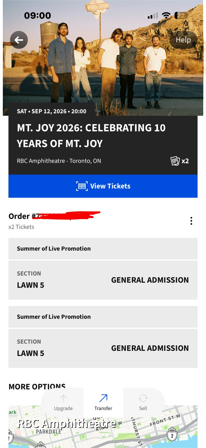 Mt Joy Lawn Tix 9/12
