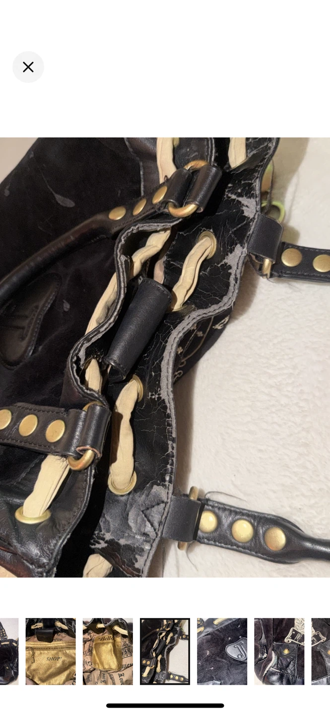 Juicy Couture Black Velour daydreamer bag - photo 3