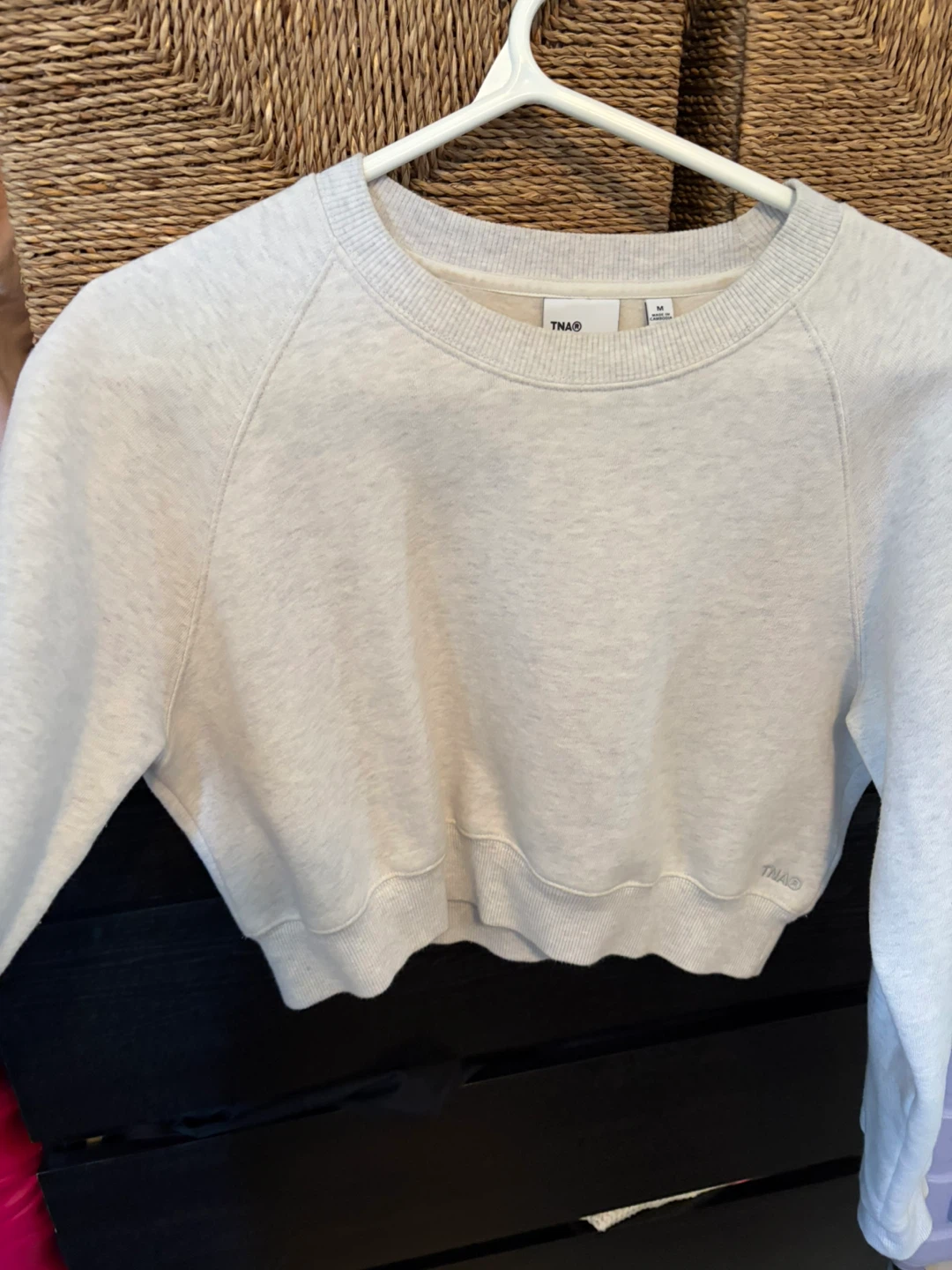 TNA Sweatfleece Cozy Fleece Crewneck Sweatshirt
