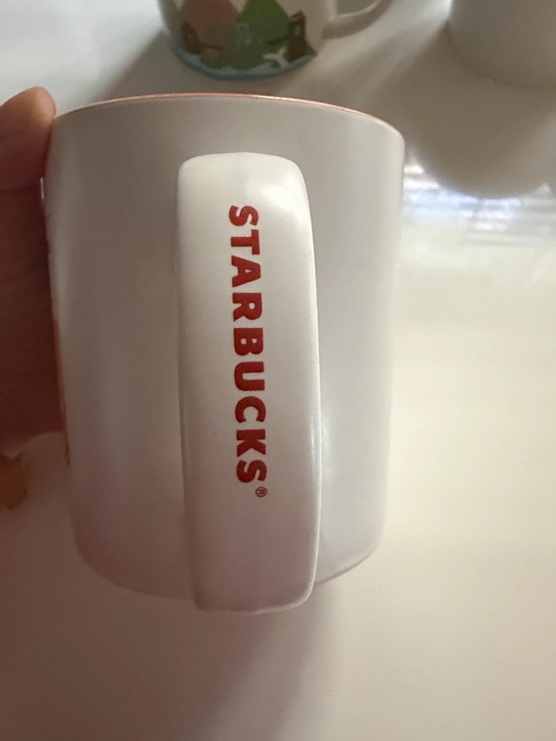 RARE Starbucks Breakfast Blend Coffee Mug Terra cotta - photo 3
