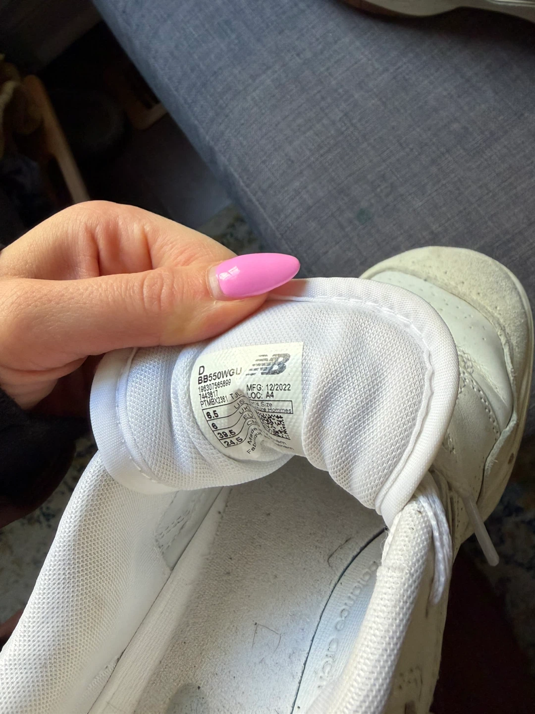 New Balance 550 White Sneakers - photo 2