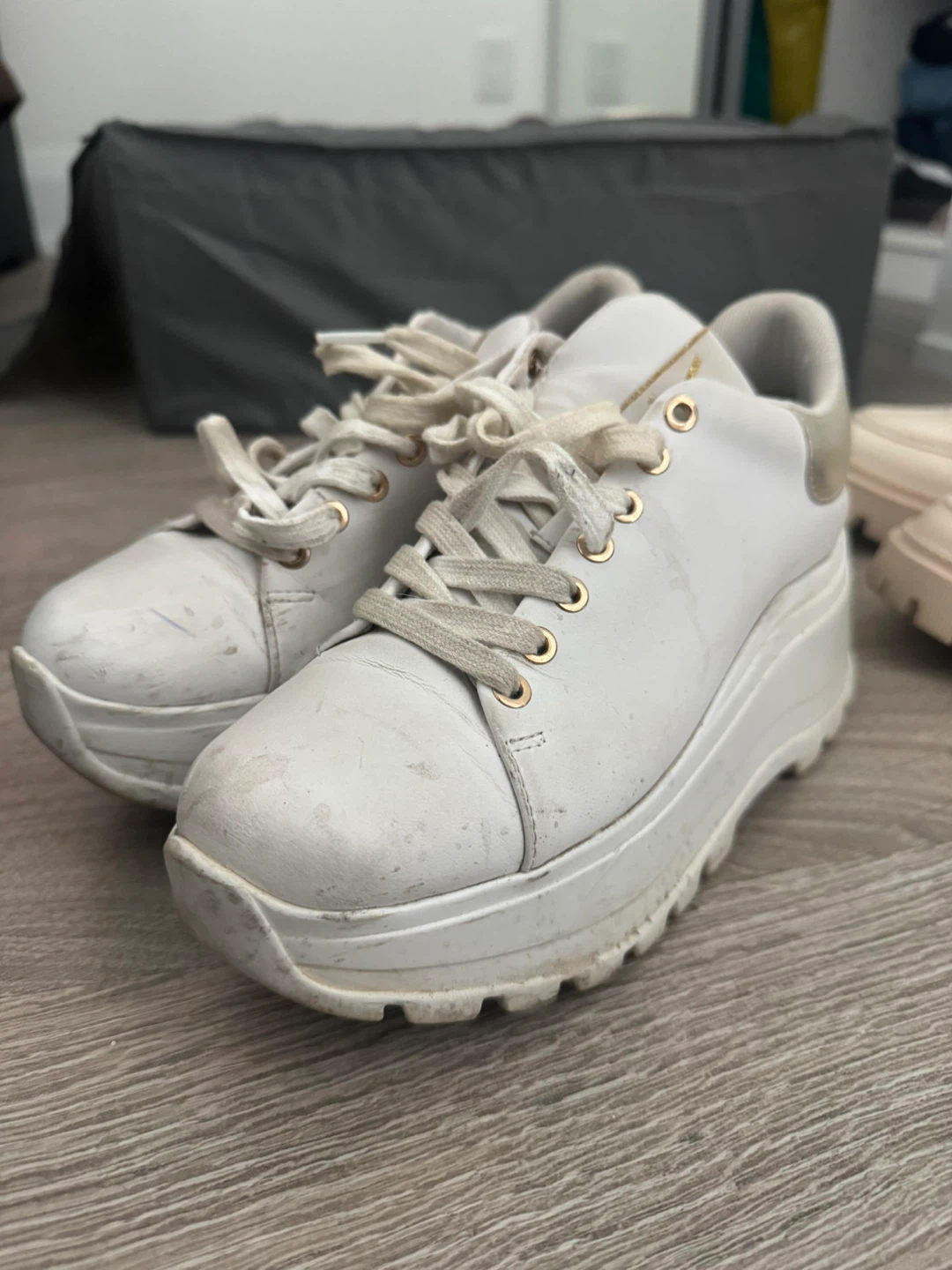 Westies White Platform Sneakers
