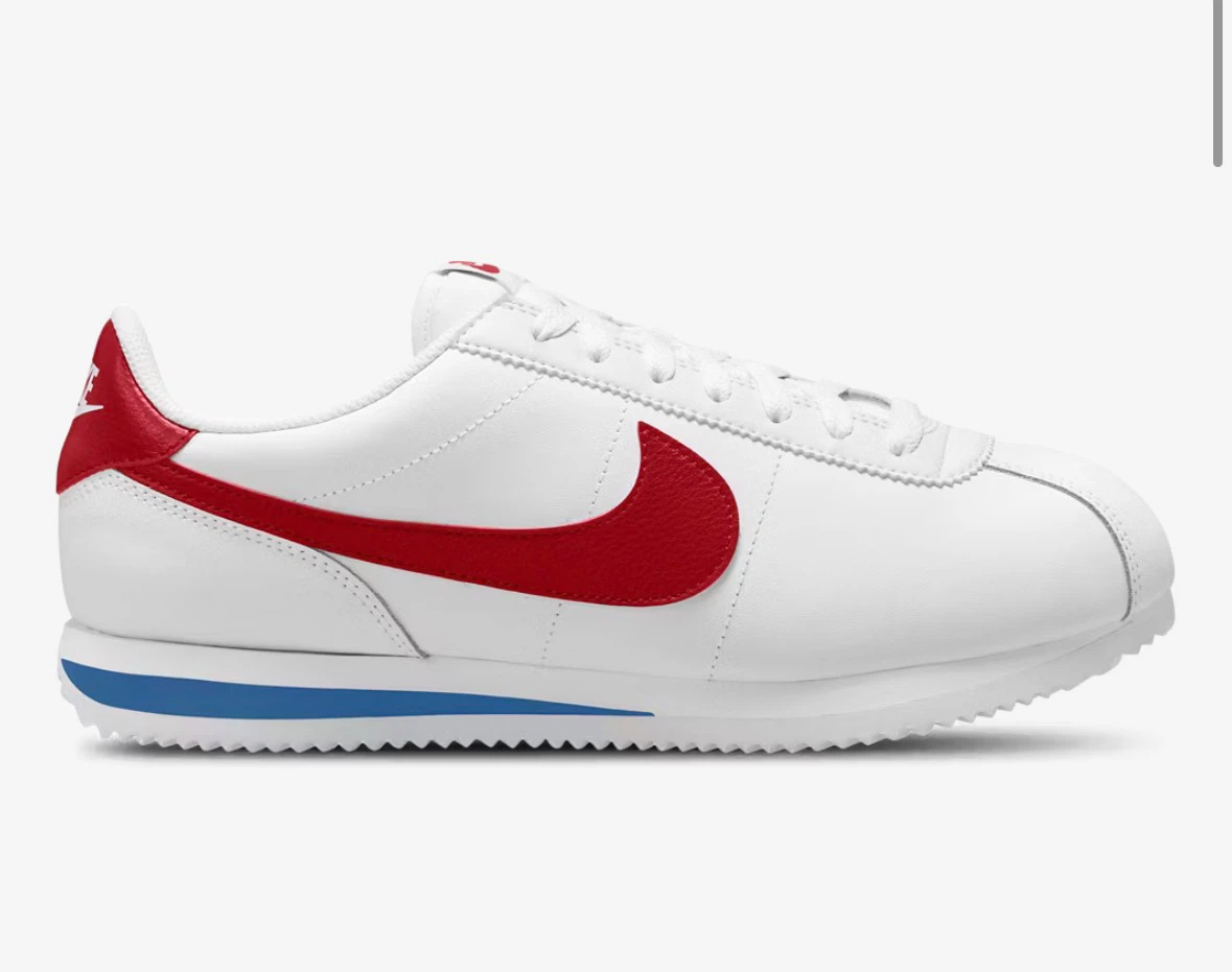 Nike Cortez White/Red/Blue Sneakers