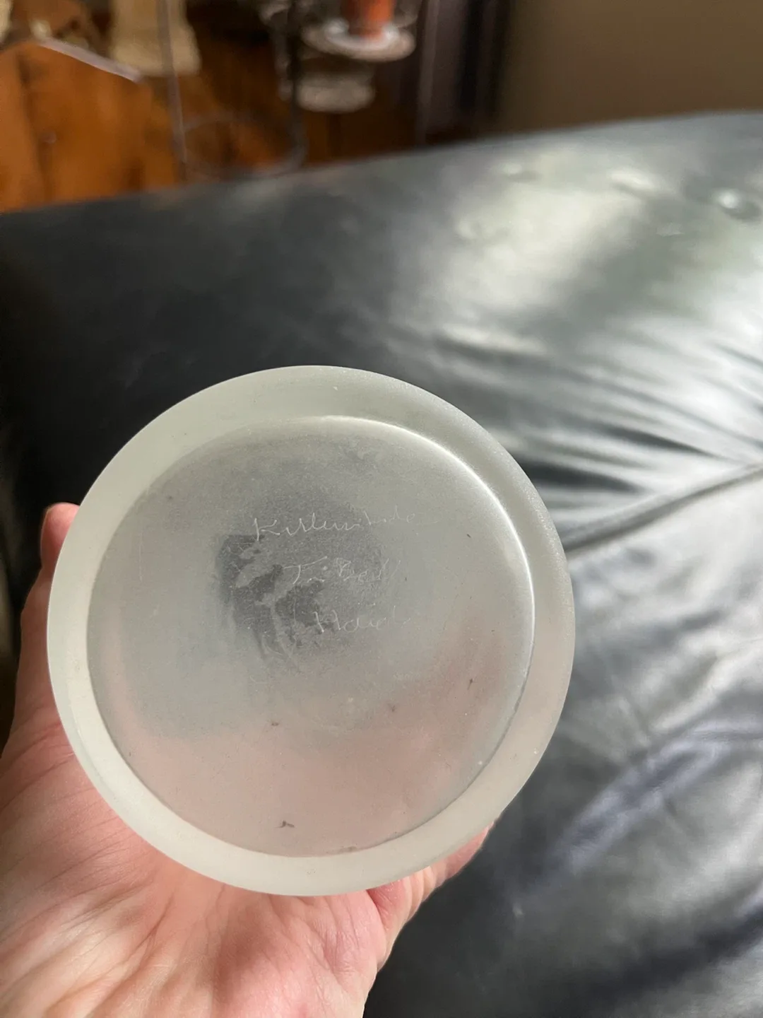 Killinsude First Nations Art Frosted Glass Tumbler - photo 2