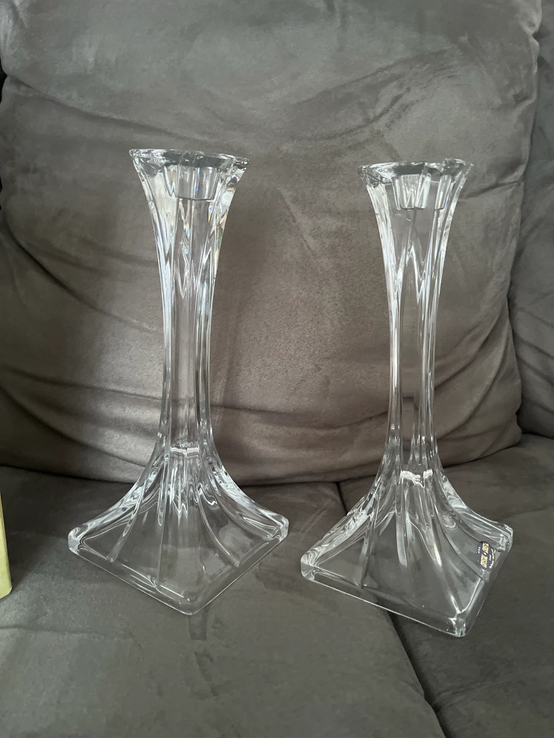 Toscany Classic Lead Crystal Candlestick Set - photo 2