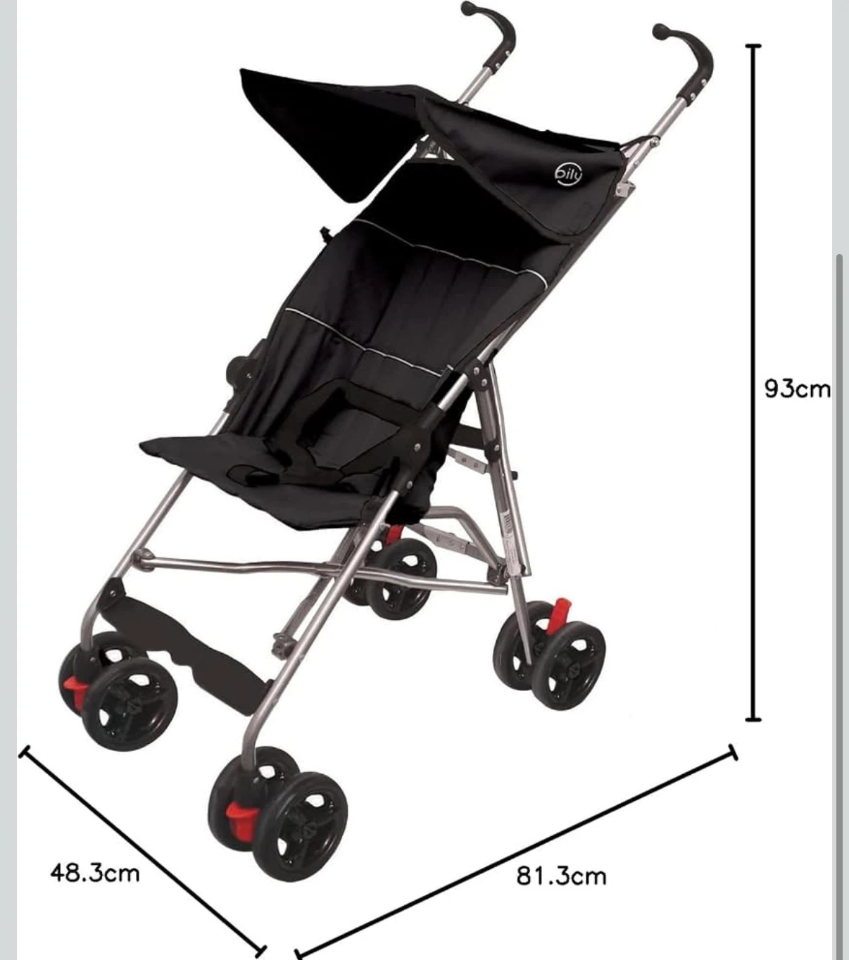 Umbrella stroller black - photo 2