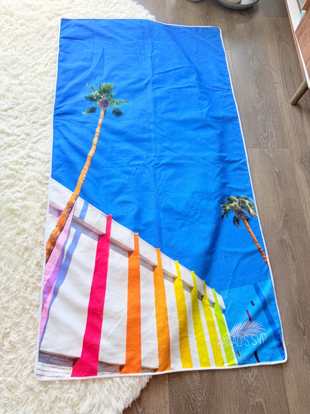 Paradis Svp Palm Tree Palm Springs Beach Towel