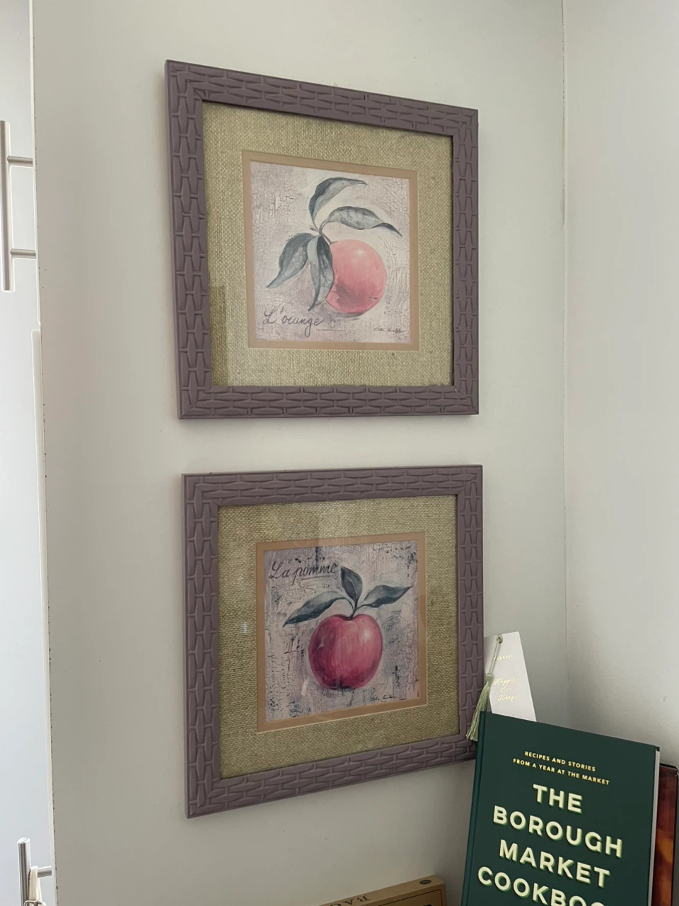 Set of Two Framed Fruit Art Prints