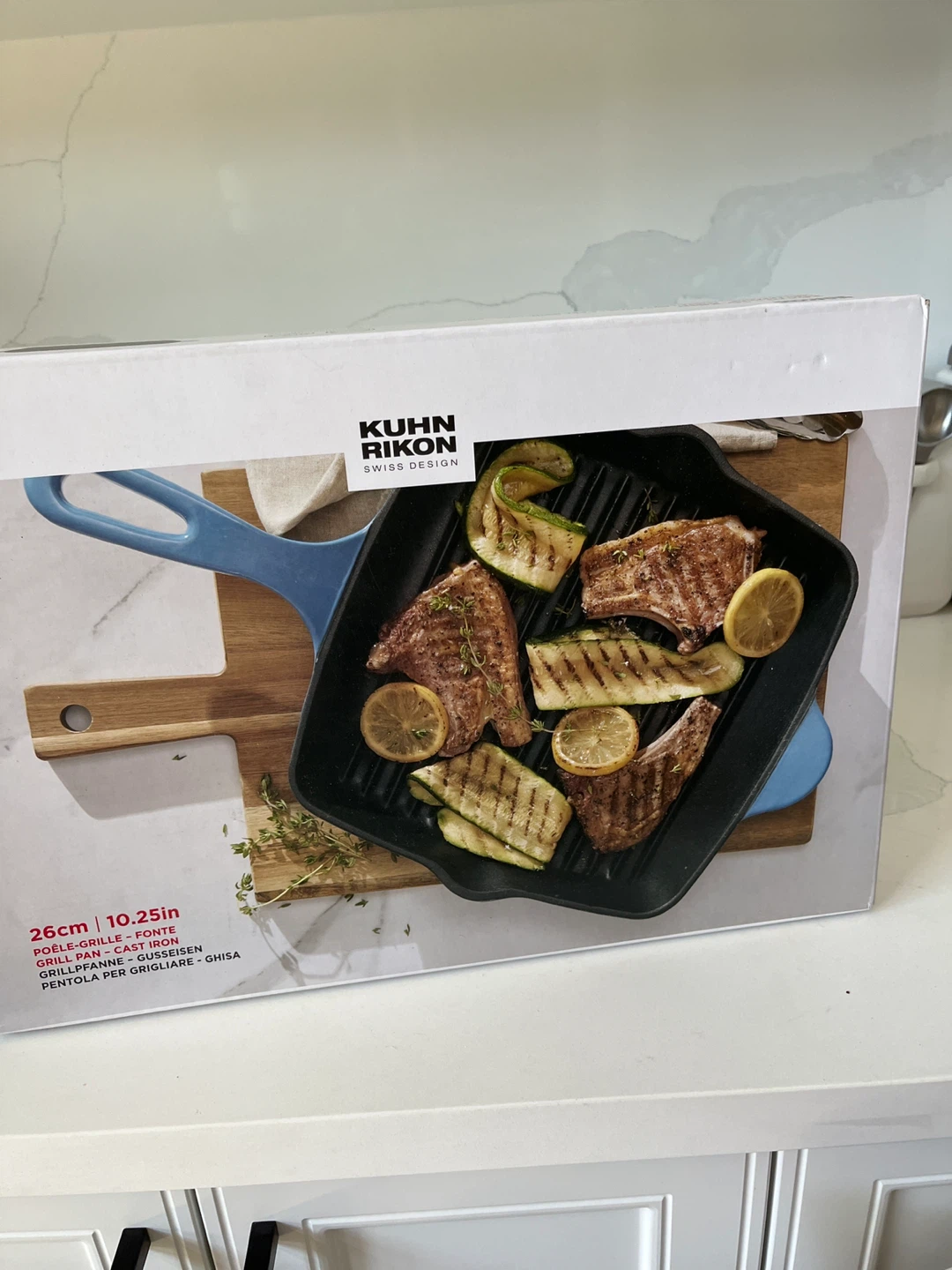 Kuhn Rikon Cast Iron Grill Pan 26cm