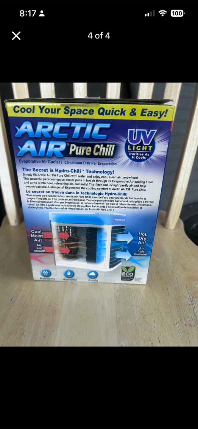 Arctic Air Pure Chill Evaporative Air Cooler - photo 2