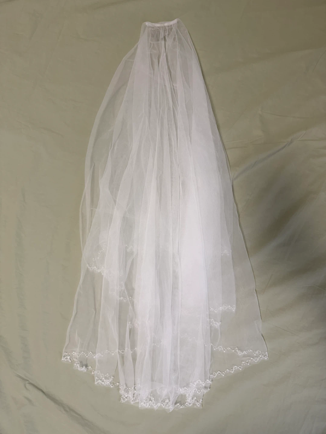 Two-Tier Wedding Veil - photo 2