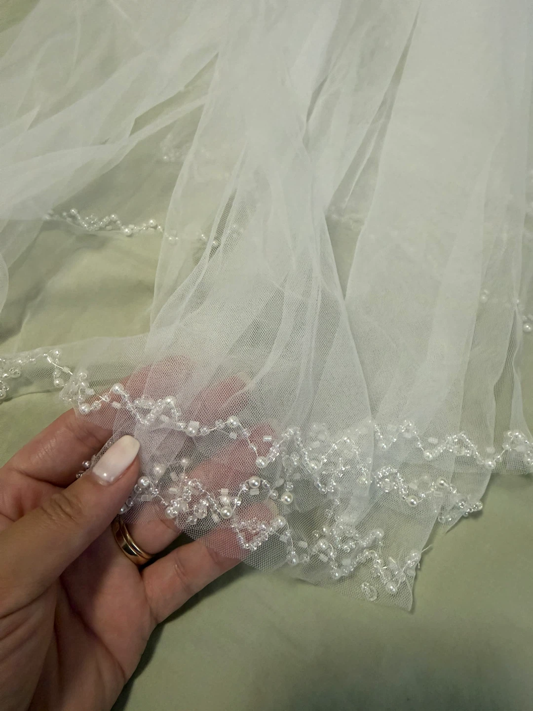 Two-Tier Wedding Veil - photo 3