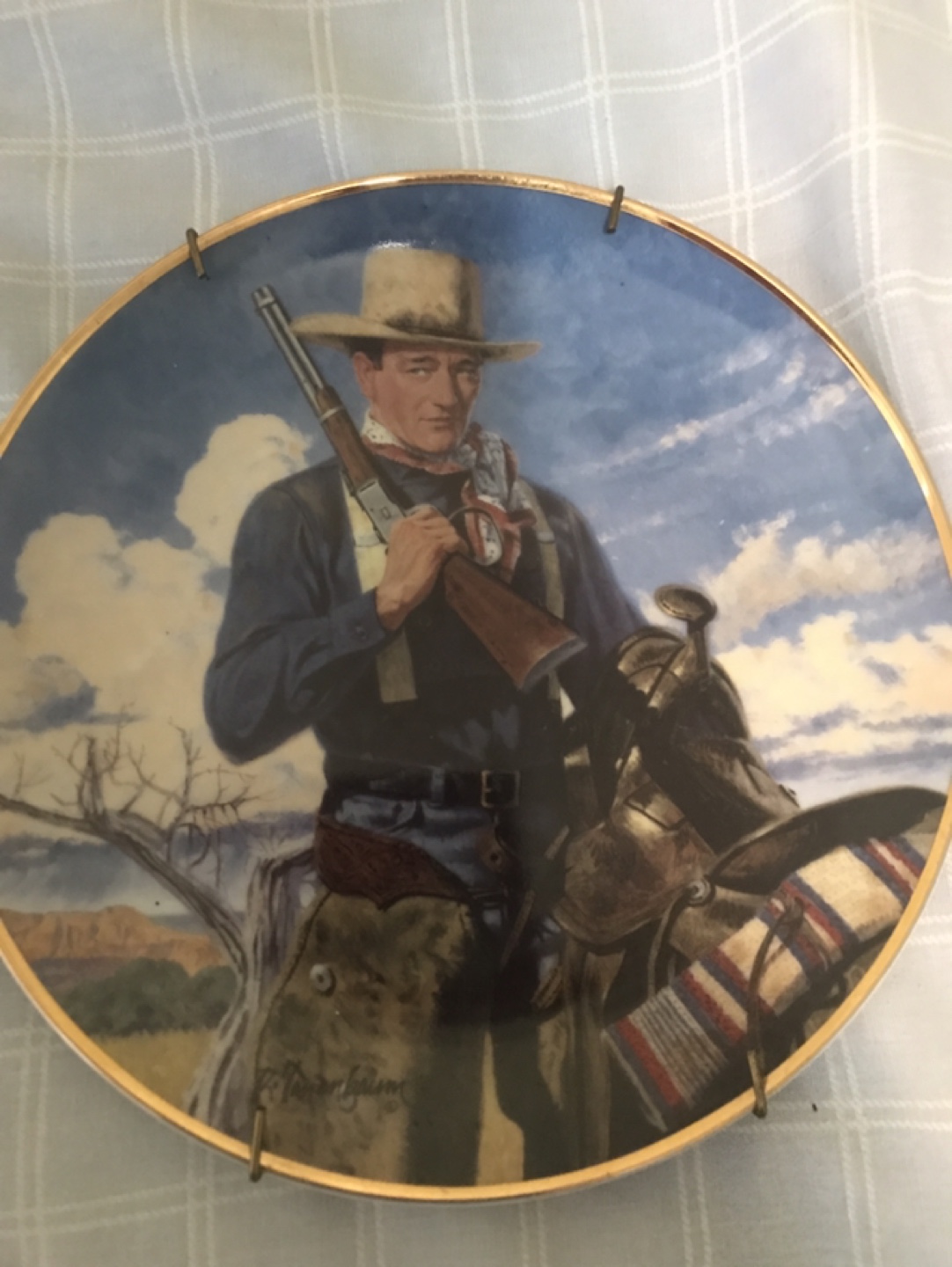 John Wayne Collector Plates - photo 2