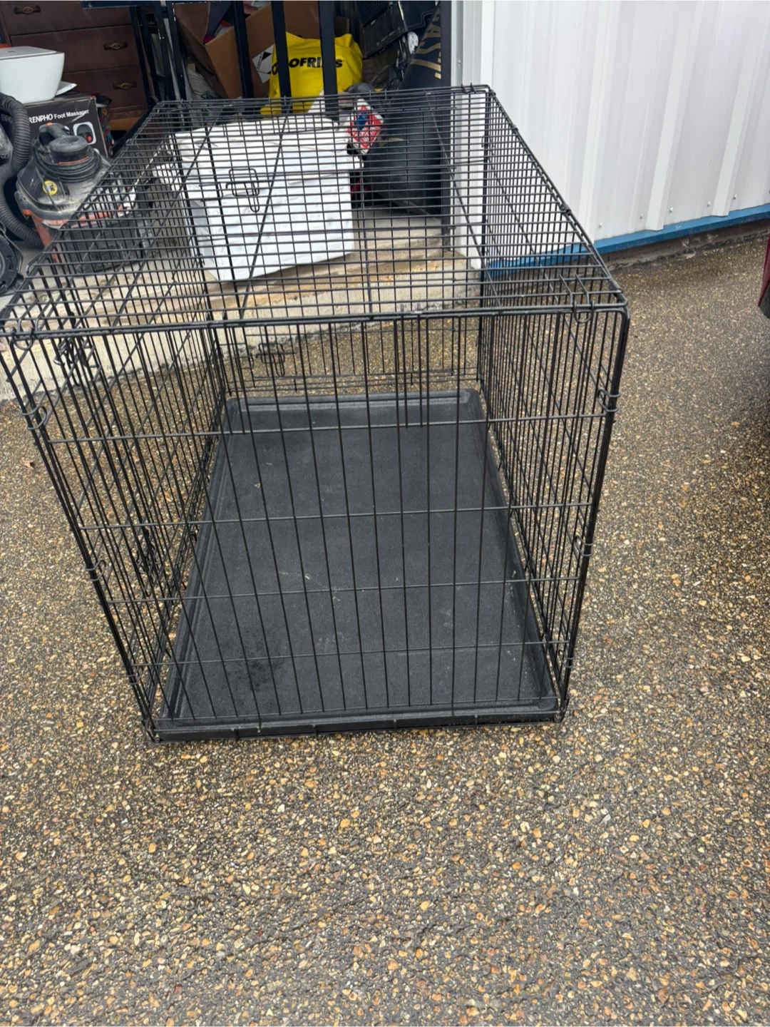 XLarge Collapsible Wire Dog Crate - photo 2