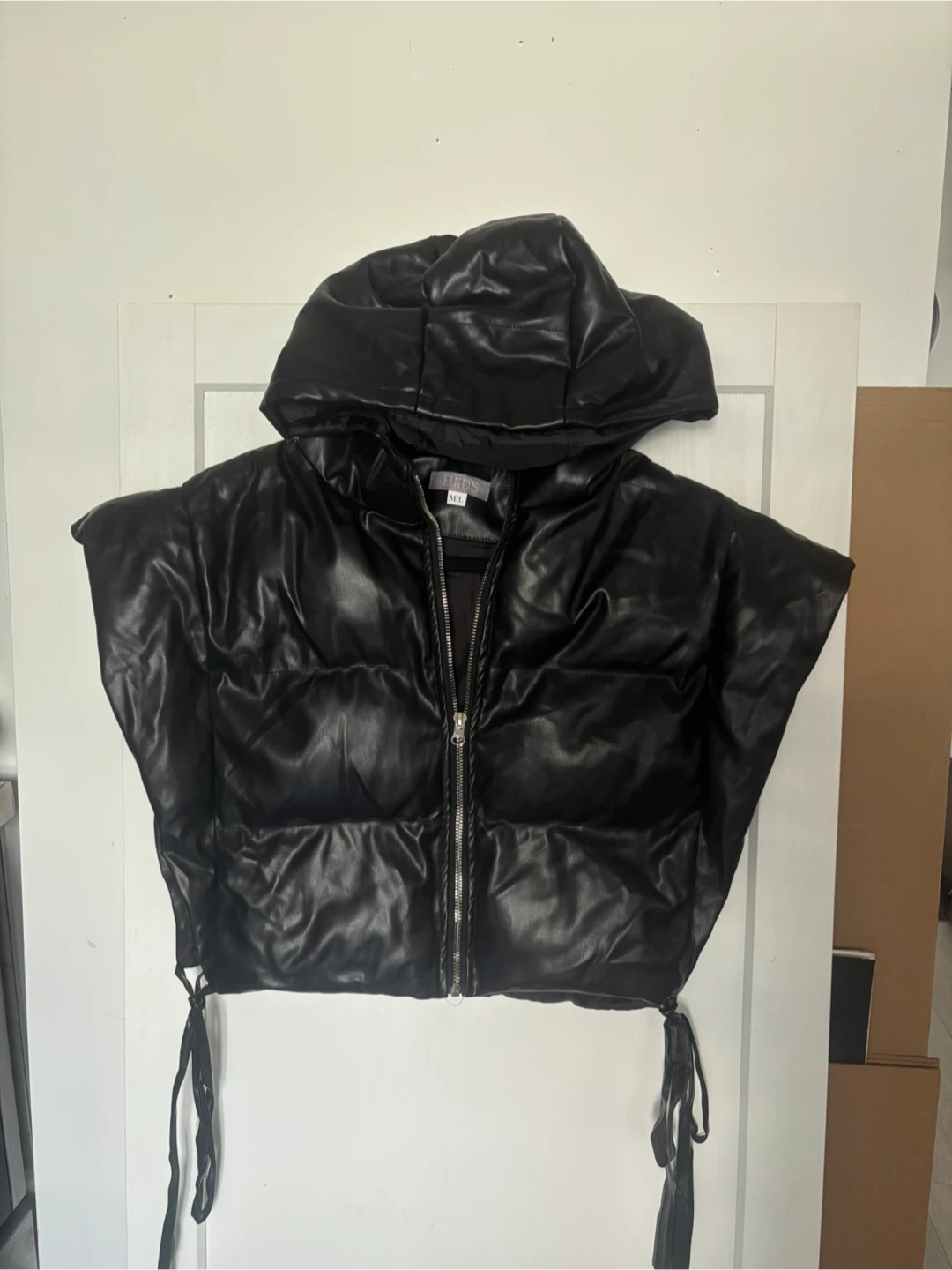 Cropped Puffer Vest