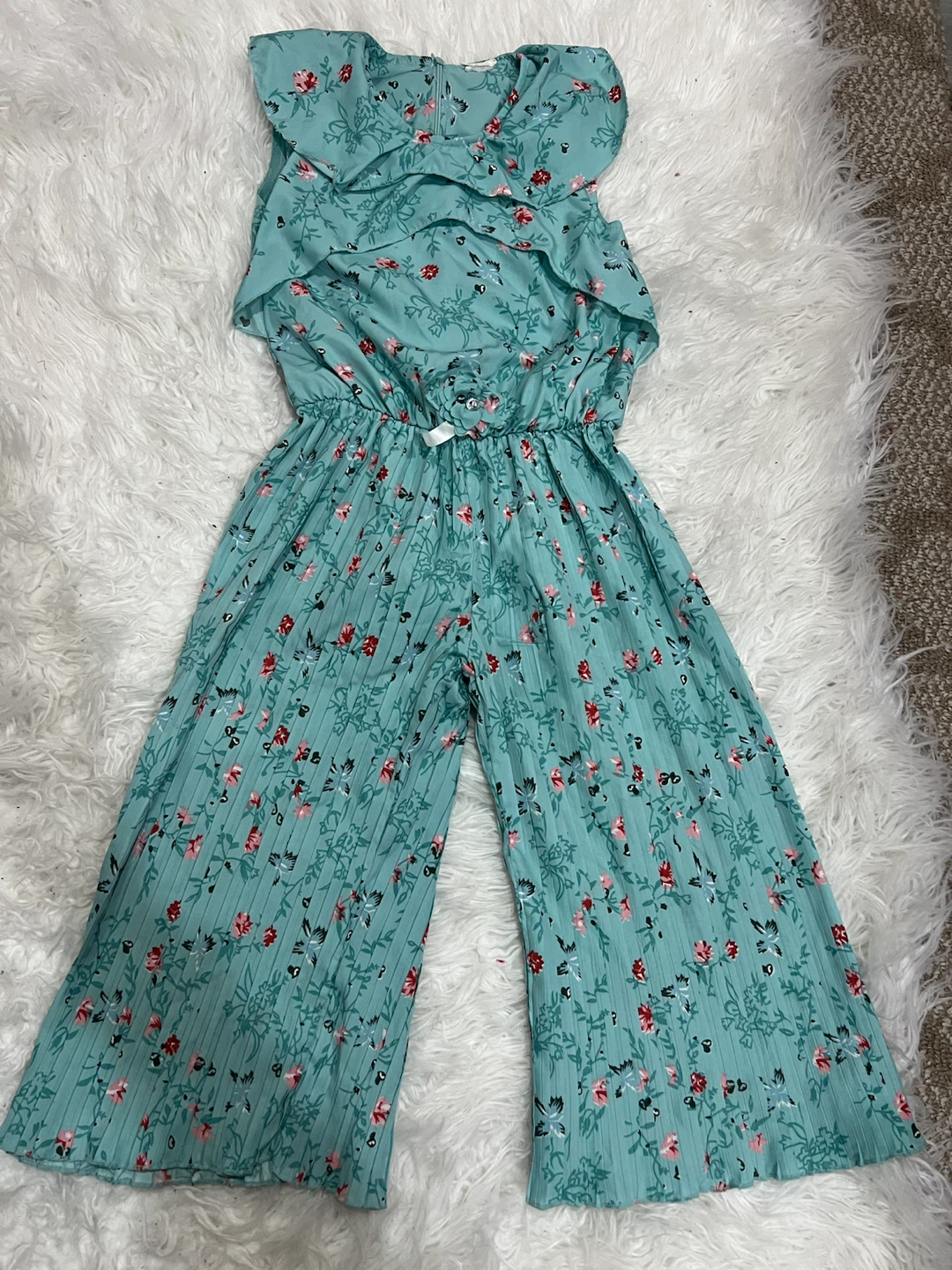 Floral Pleated Jumpsuit - photo 5