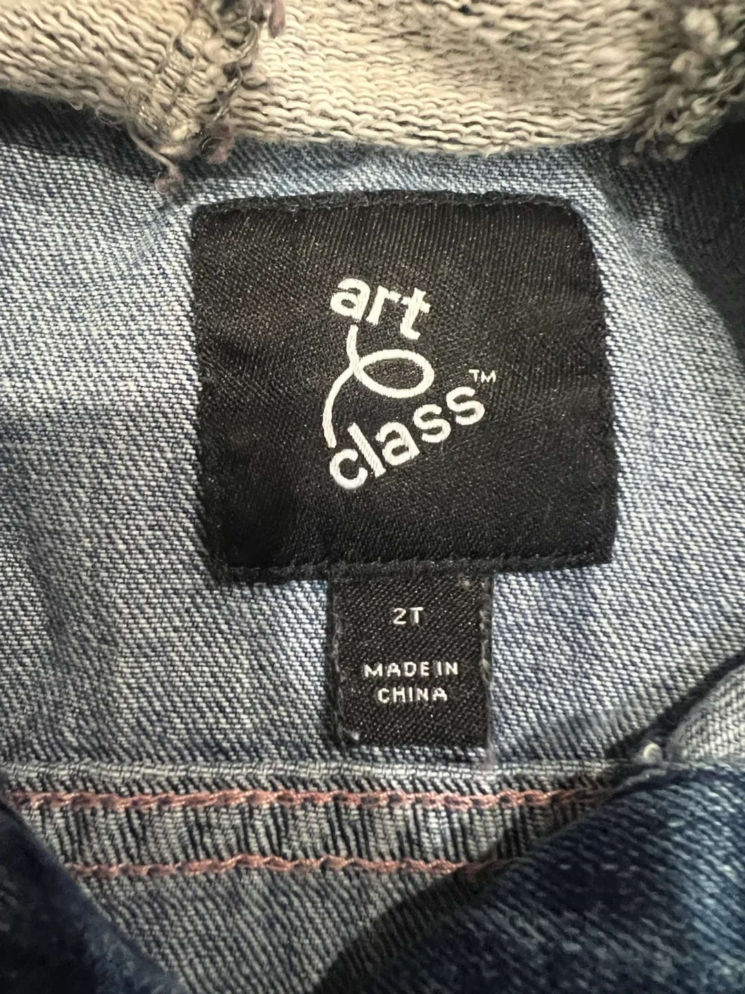 Art Class Toddler Denim Hooded Jacket - photo 2