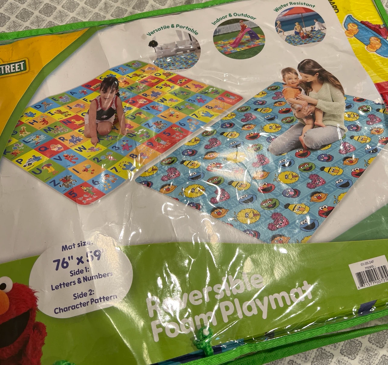 Sesame Street Reversible Foam Playmat
