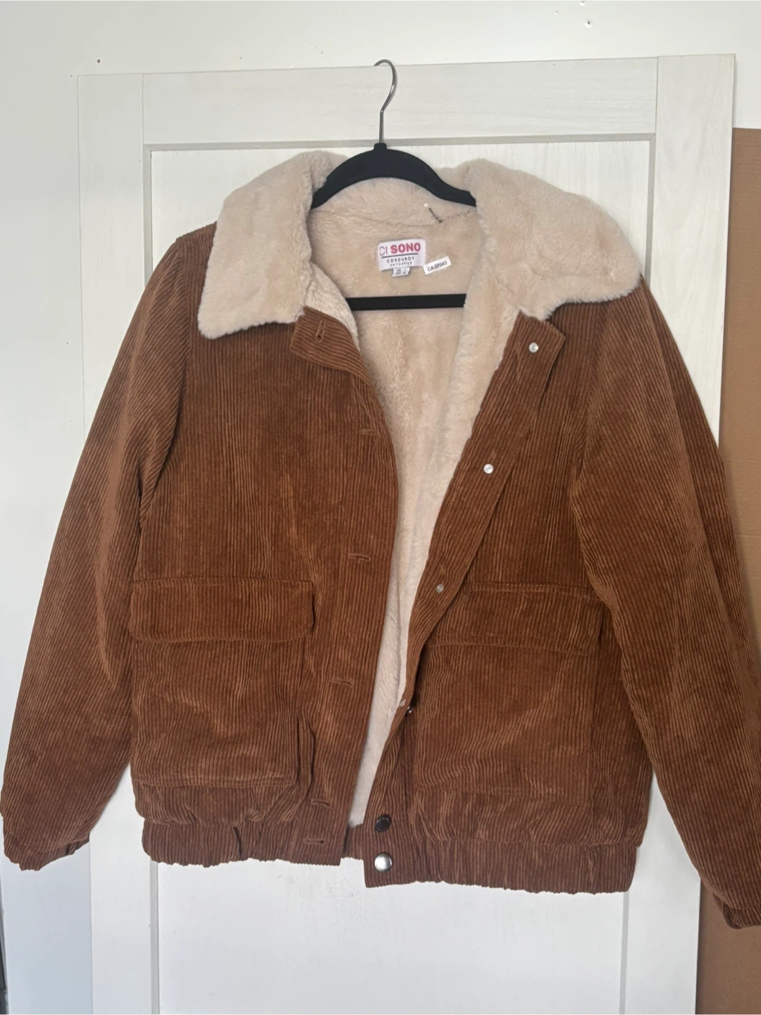 Corduroy fall jacket