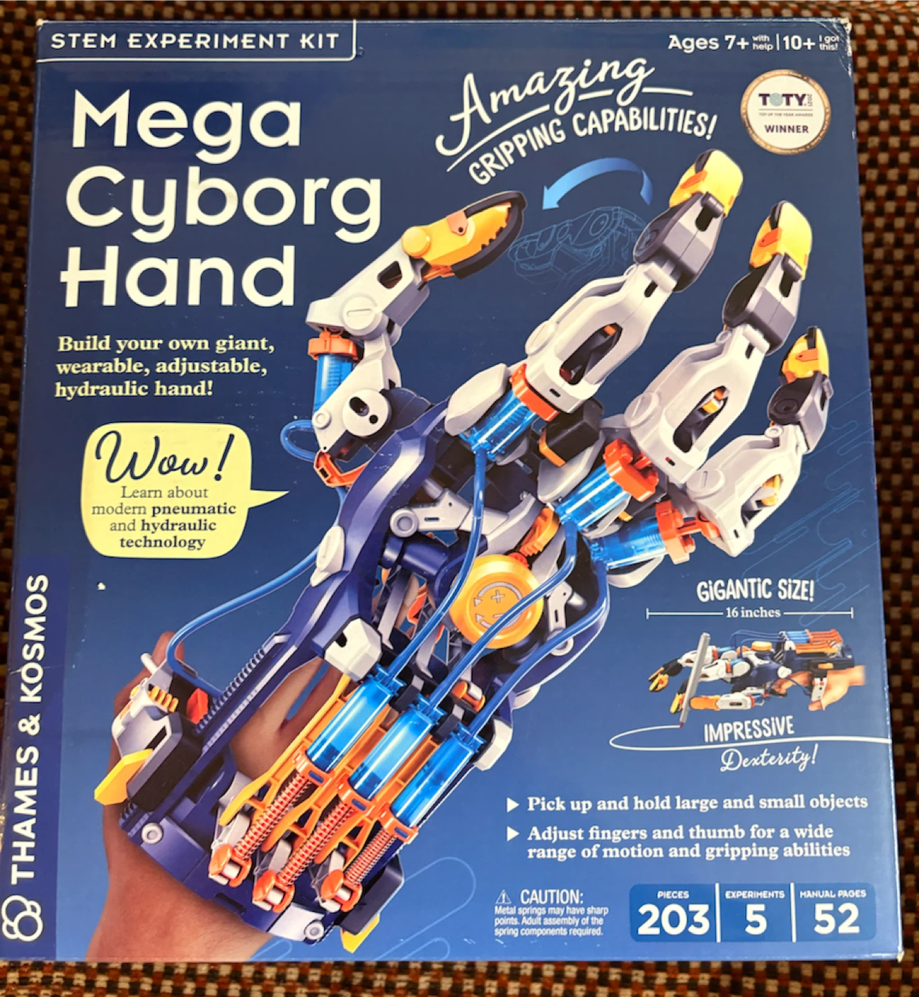 Thames & Kosmos Mega Cyborg Hand STEM Kit