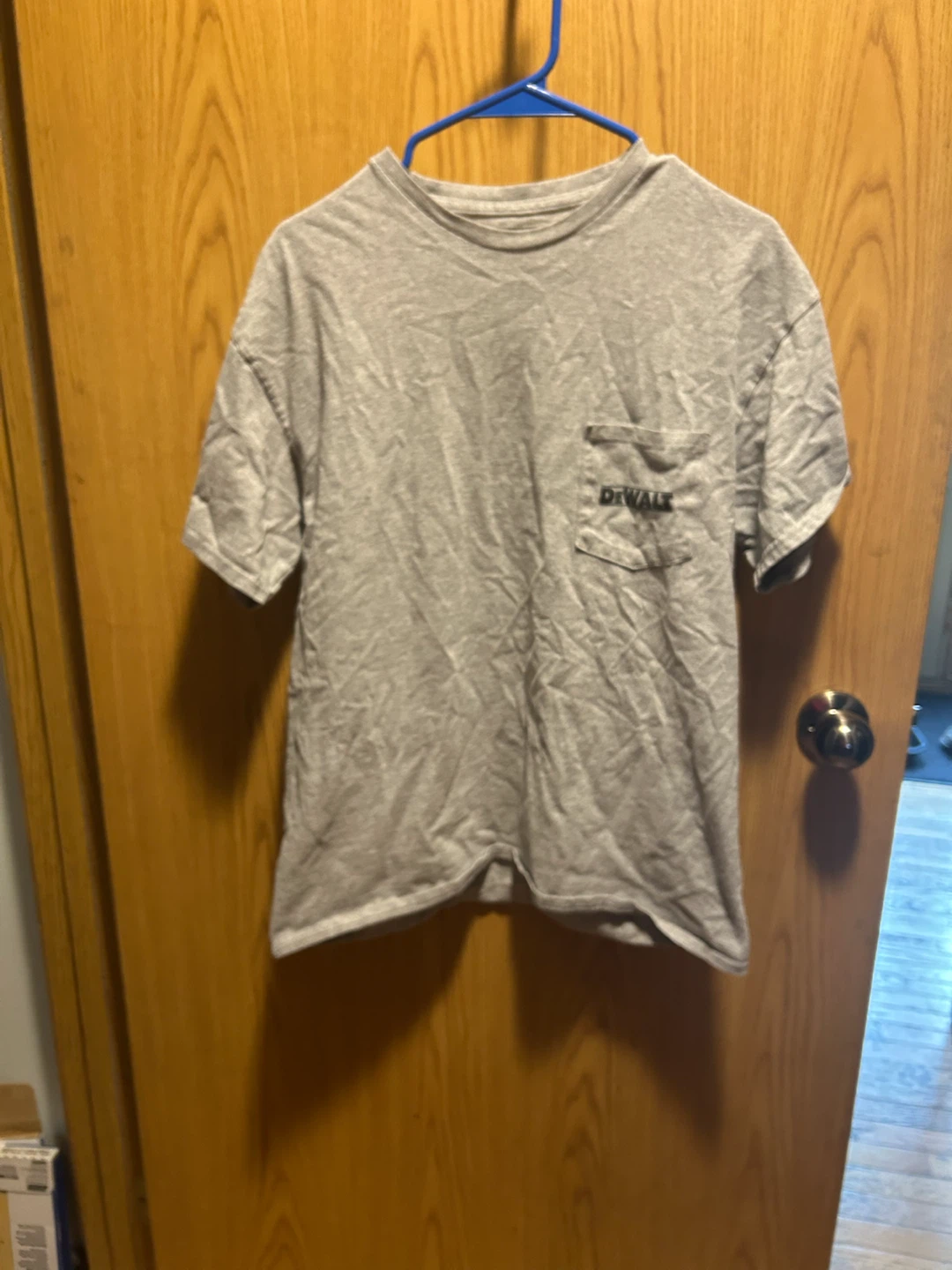 DEWALT Grey Pocket T-Shirt Size Large