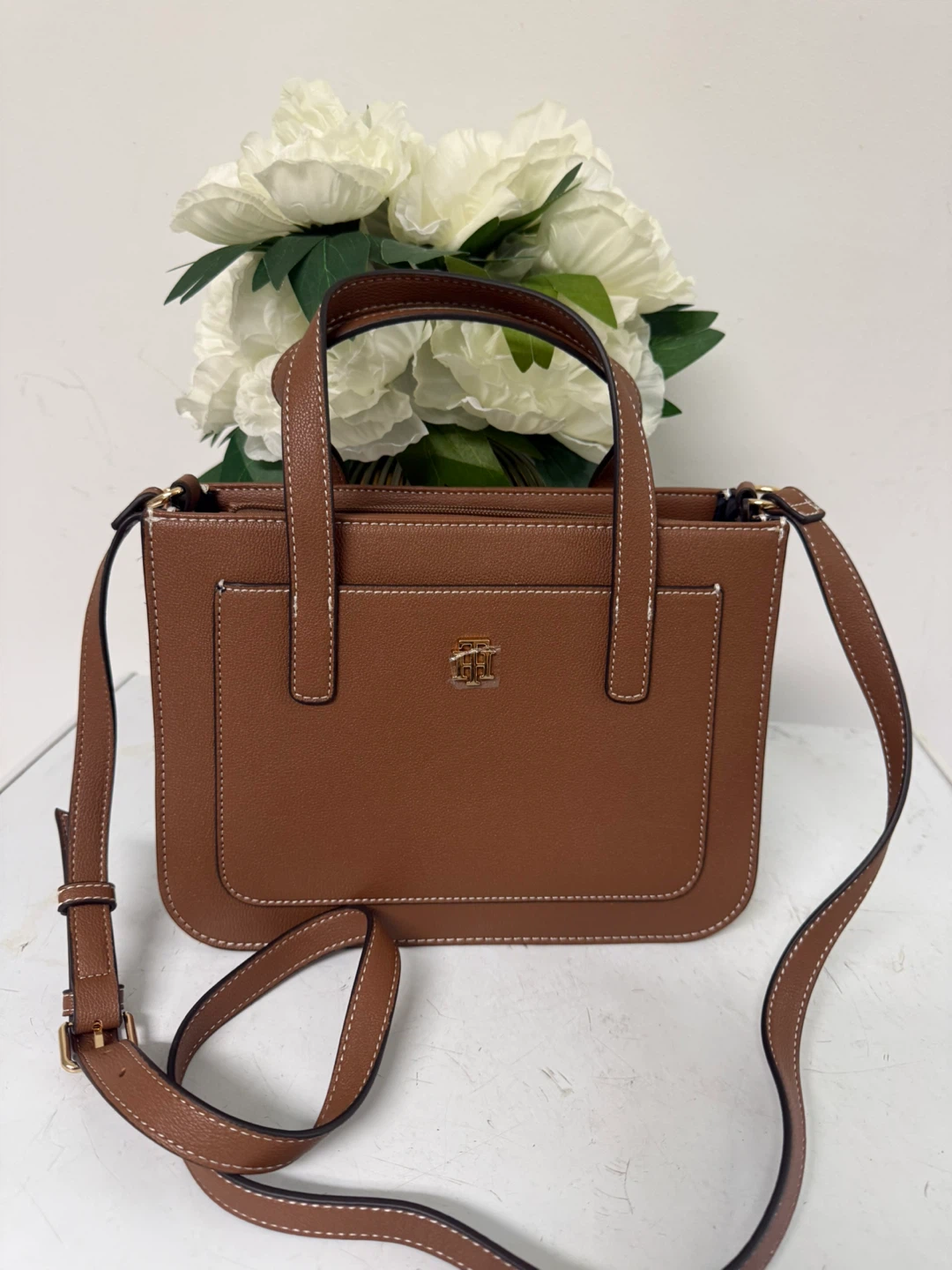 Tommy Hilfiger Brown Crossbody Bag