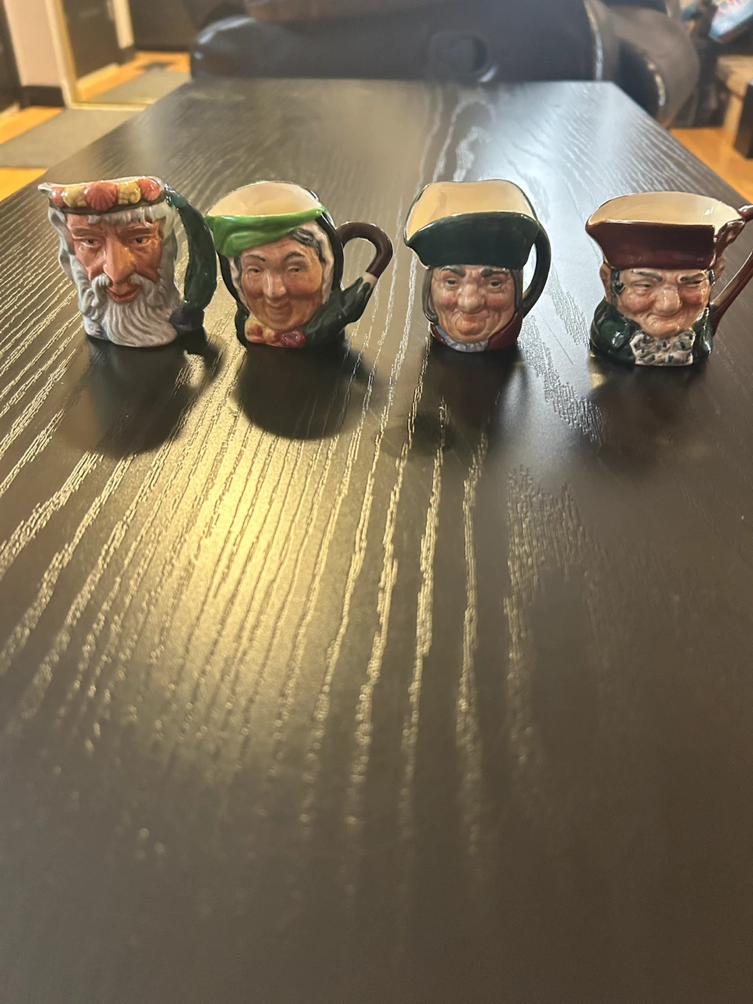 Set of 4 Vintage Character Jugs