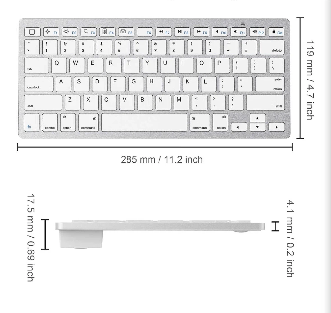 OMOTON Bluetooth Wireless Keyboard - photo 2