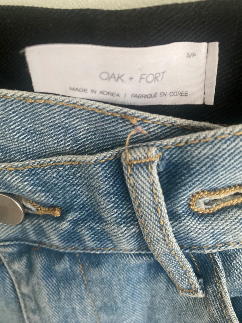 Oak + Fort Two-Tone Jeans Size S - photo 2