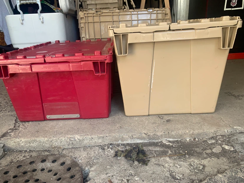 Orbis and Norseman Plastic Moving Totes