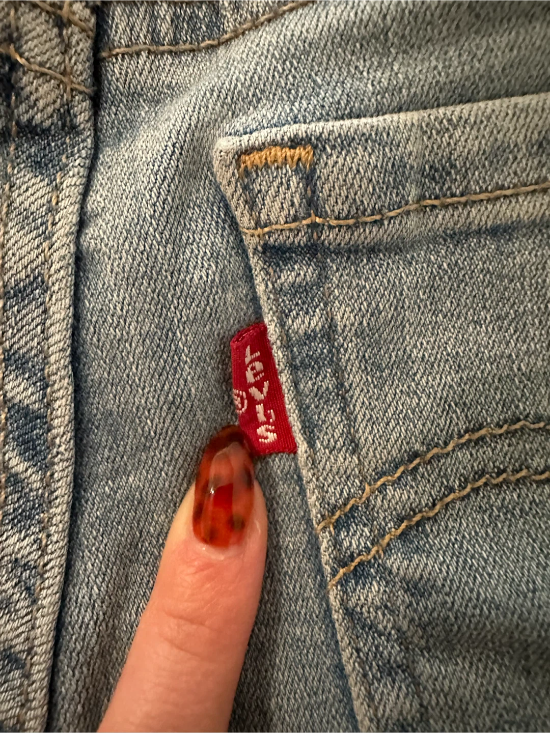 Levi's Mid Length Denim Shorts Size 26 - photo 4