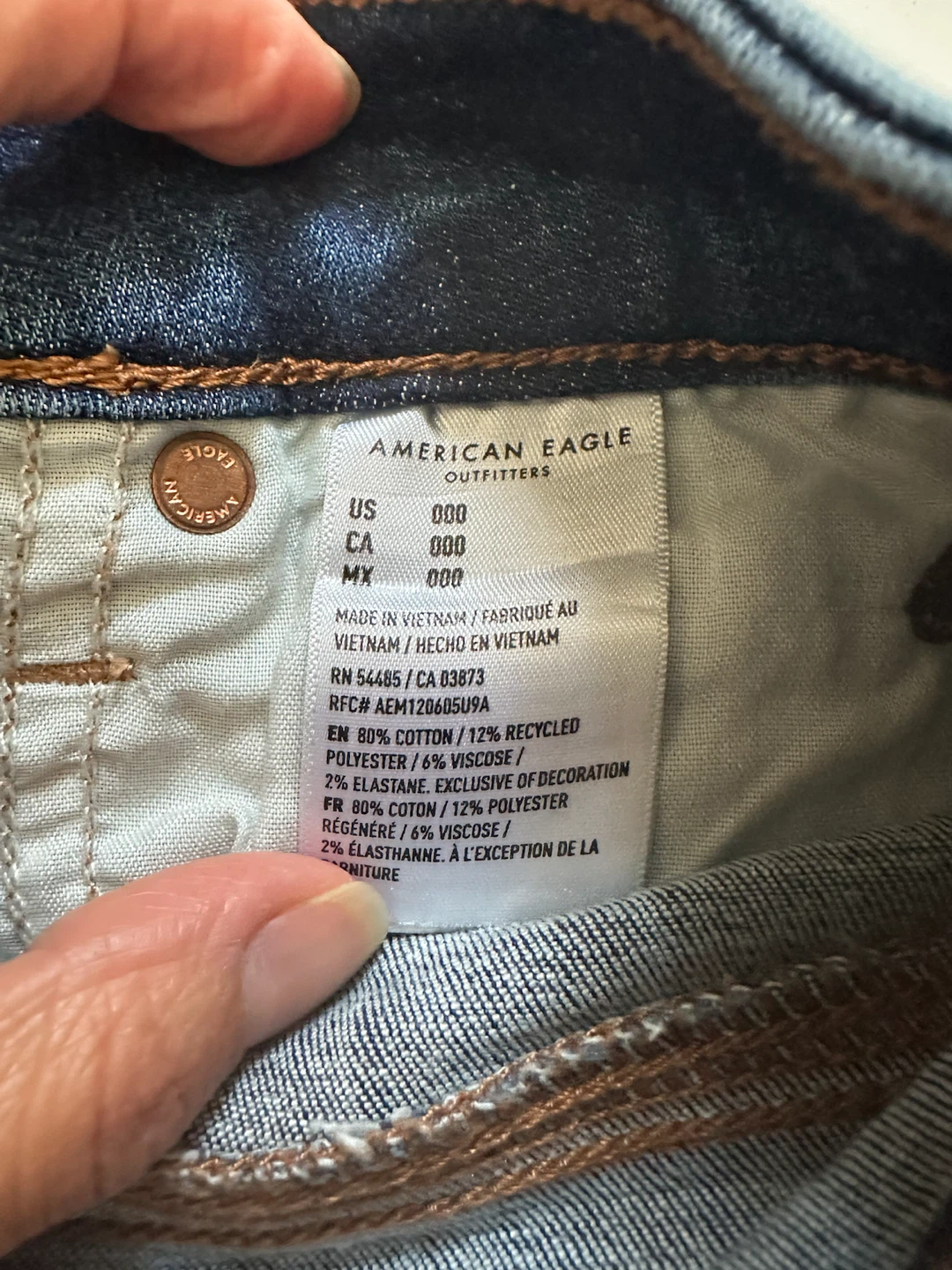 American Eagle Denim Shorts Size 000 - photo 4