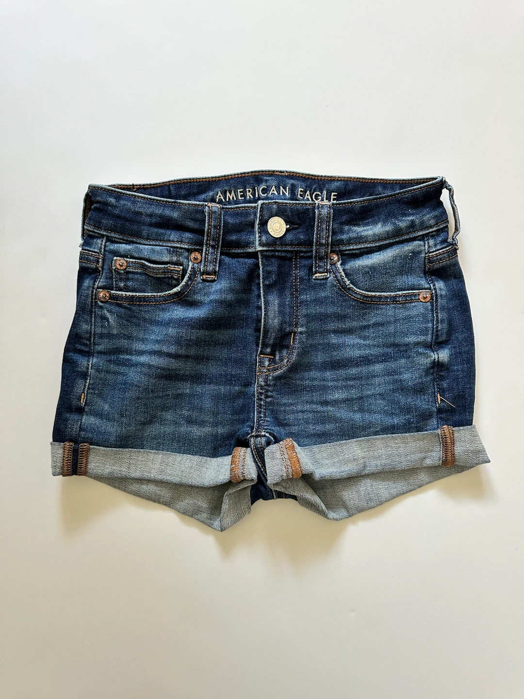 American Eagle Denim Shorts Size 000