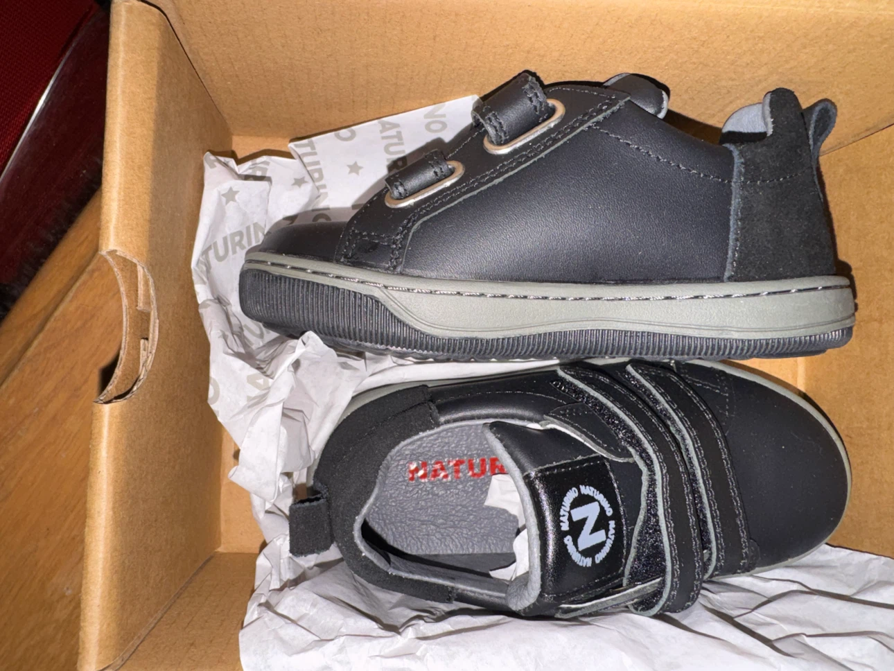 Brand New Naturino Caleb VL Shoes – Size EU 24 / US 7.5 Toddler - photo 5