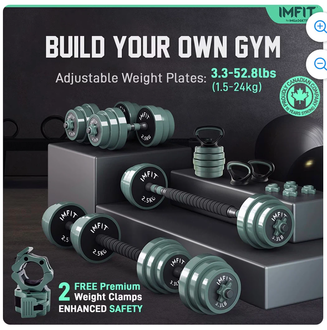 Imfit Adjustable Dumbbell and Barbell Set - photo 2