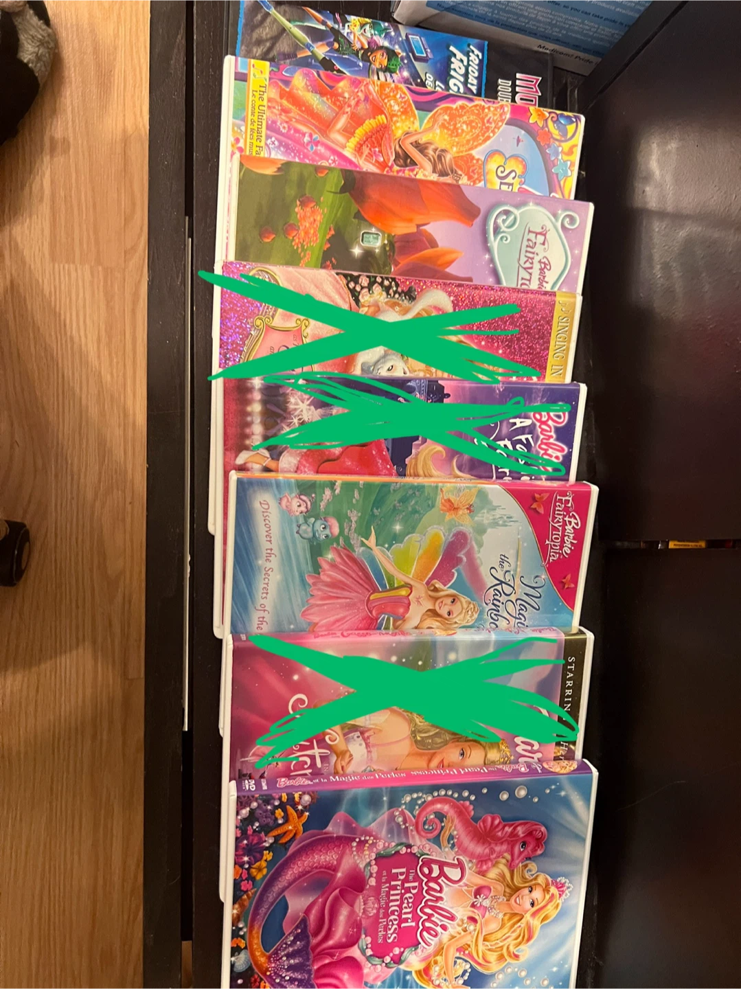 2000’s 8 Barbie and Monster High DVDs