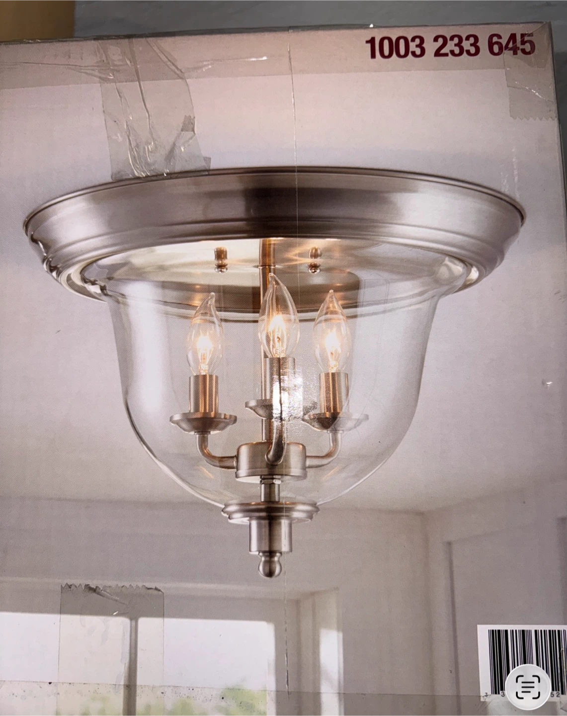 Home Decorators Collection 3-Light Flush Mount