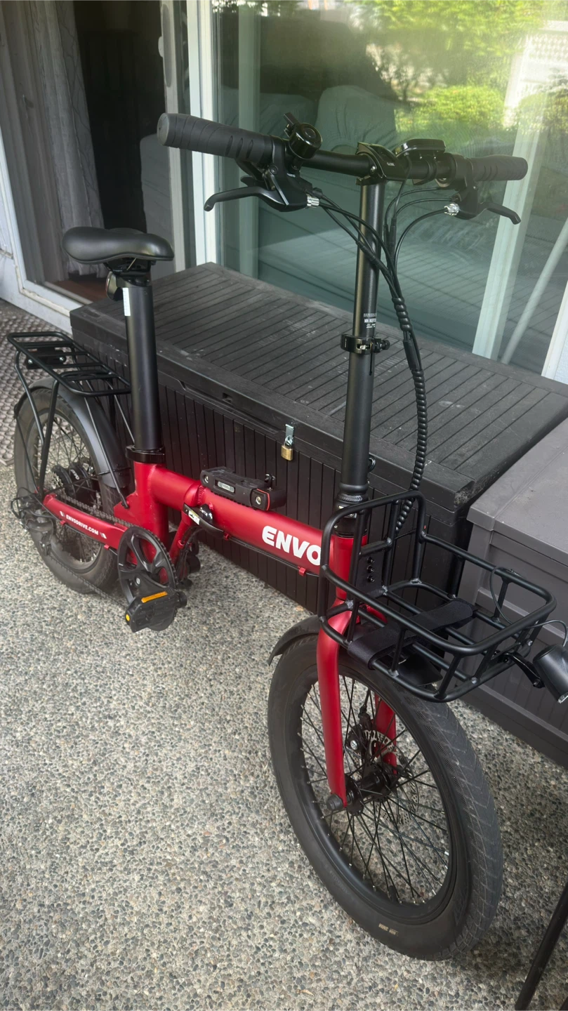 ENVO Lynx 20 Foldable EBike (matte red)