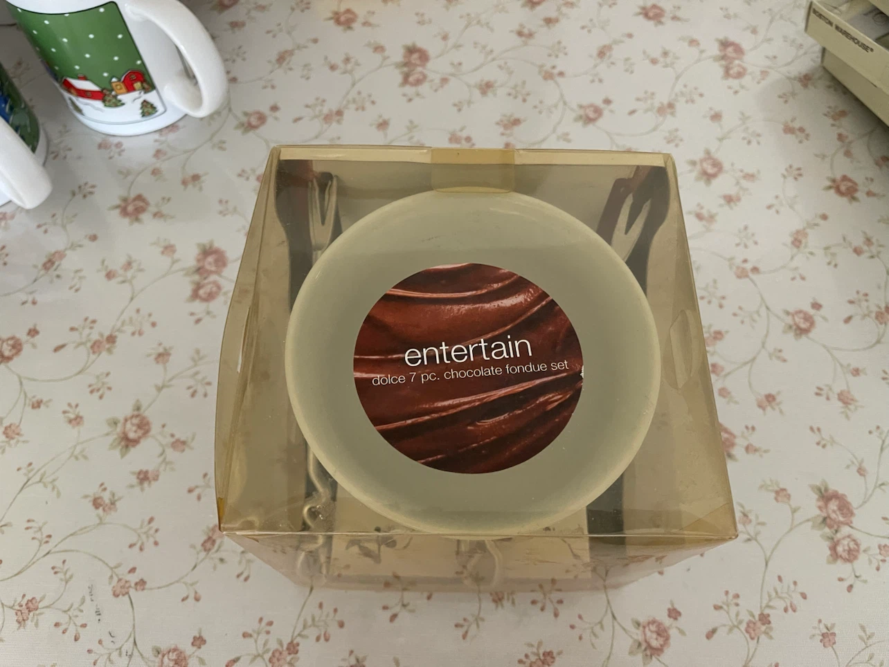 Entertain Dolce 7-Piece Chocolate Fondue Set