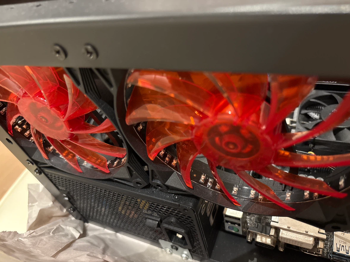 Custom built open-air PC for Gaming/Testing - photo 4