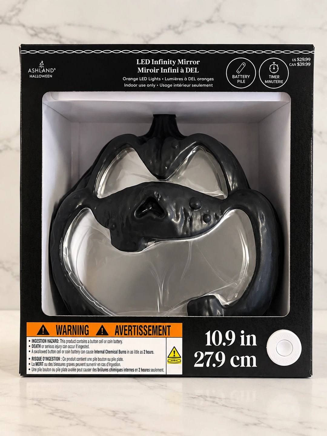 BNIB - Halloween Ghost Witch LED Infinity Light - photo 2