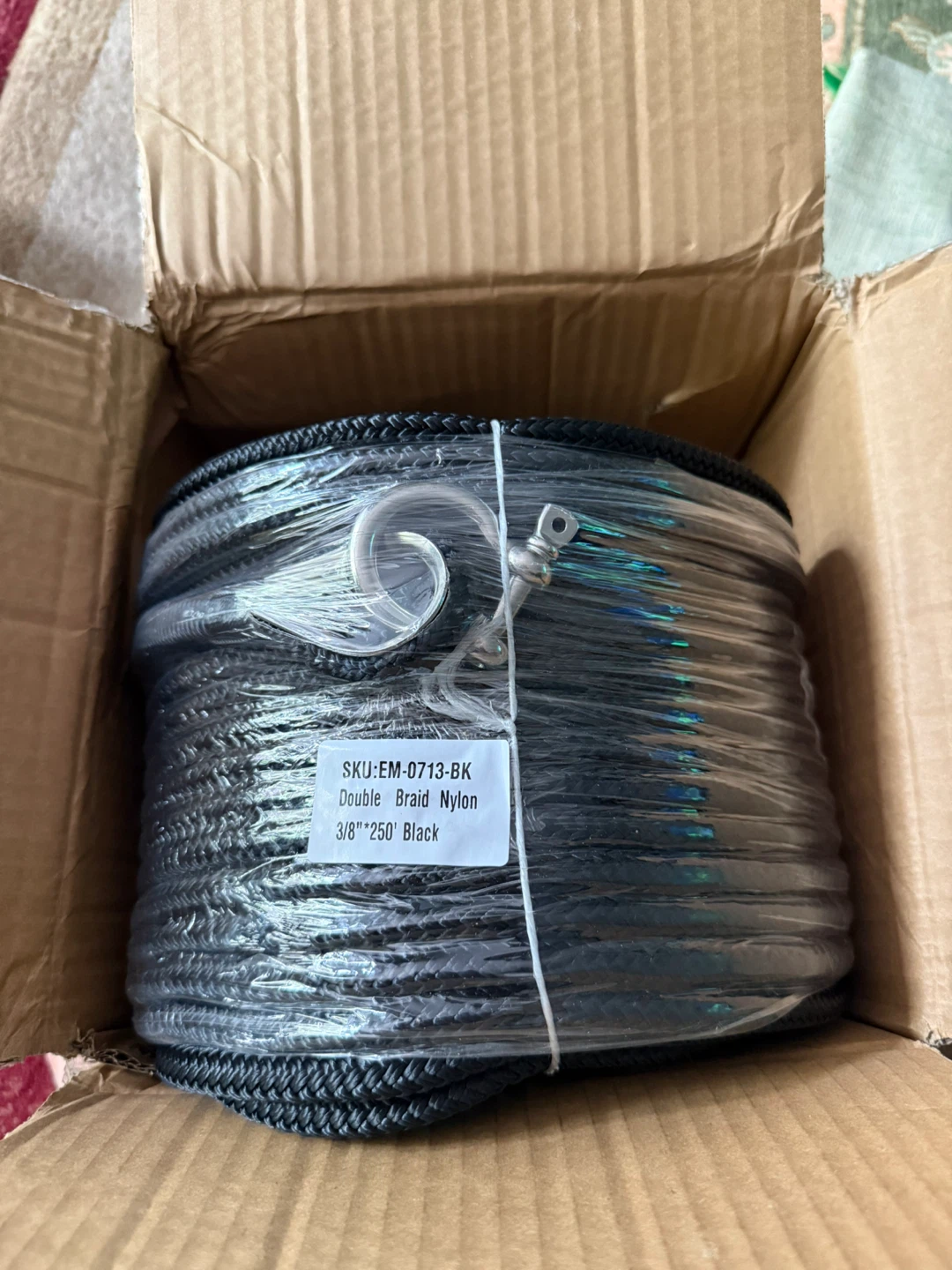 Double Braid Nylon Anchor Rope 3/8" x 250FT