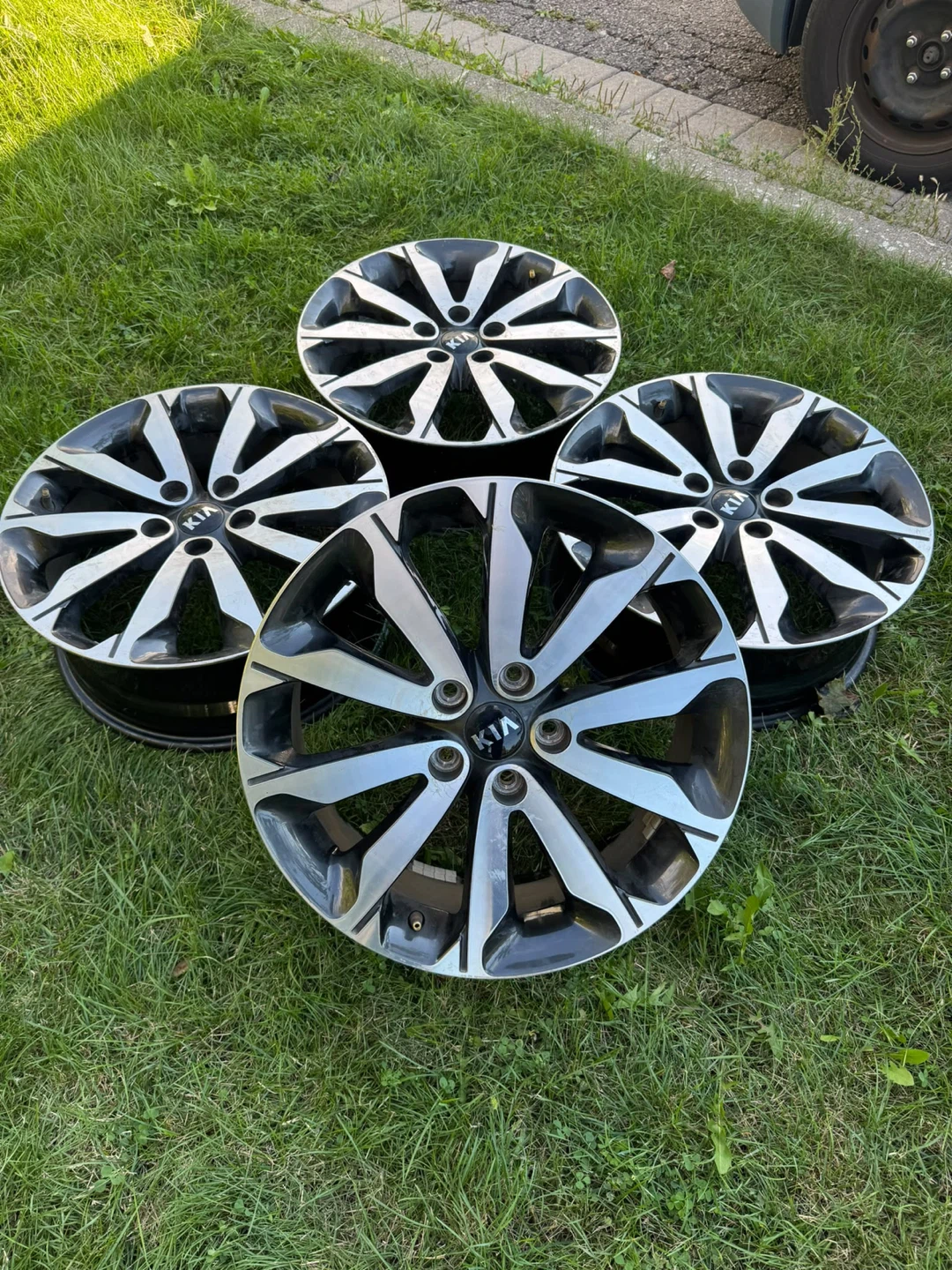 Kia/Hyundai Original 18 inch rims. Set of 4.