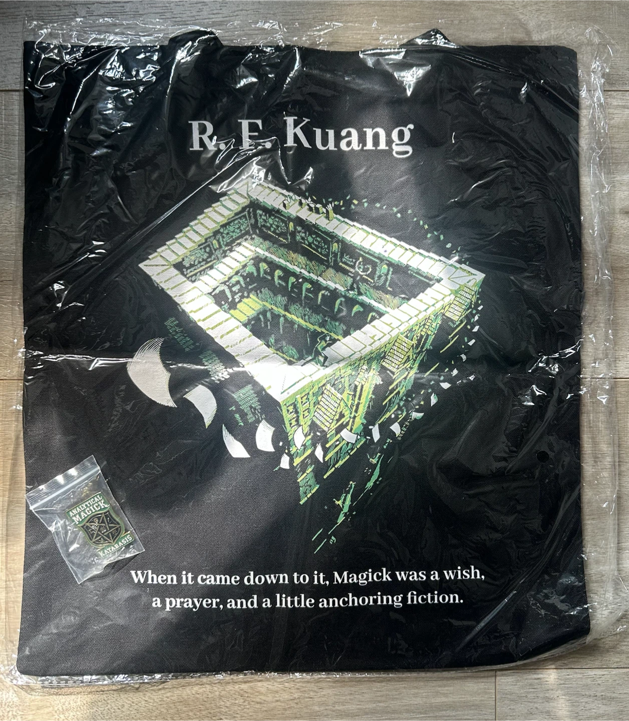 Katabasis Tote Bag and Pin