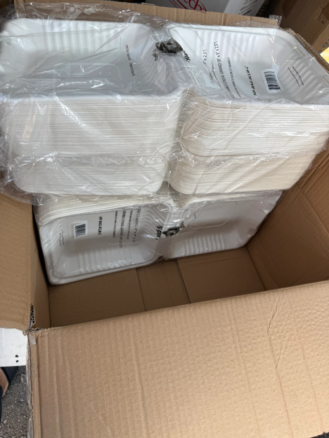 Hy Pax Large Clamshell Containers 200 Count